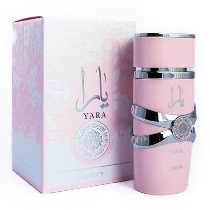 Lattafa Yara 100 ml – Eau de Parfum oriental gourmand femme Rose & Rouge – Meilleure Offre